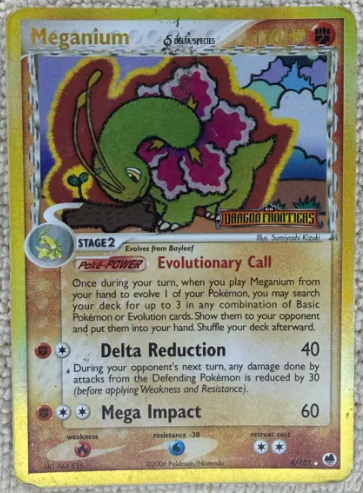 Meganium #4 Pokemon Dragon Frontiers