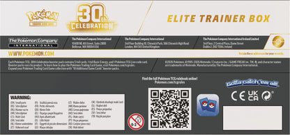 Pokémon - 30th Celebration - Elite Trainer Box (POK10447-101)